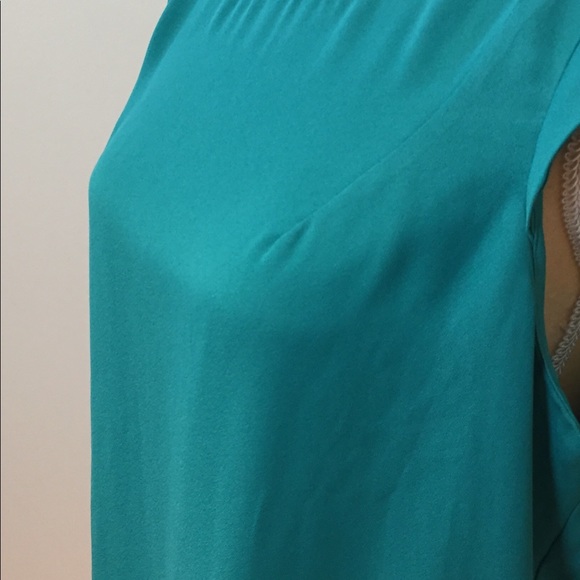 Woman’s Worthington Teal Top size L - Picture 2 of 6